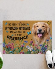 Golden Retriever No Need To Knock gift for you Doormat 34" x 23" aos-doormat-34-x-23-lifestyle-front-06