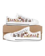 Yorkshire Terrier Fresh beautiful hometown Men's Low Top White Shoes inside-left-outside-left