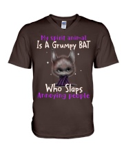 Bat annoying people bat lovers V-Neck T-Shirt tile