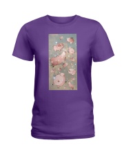 Pig Fly to the sky Gift for you Ladies T-Shirt tile