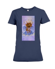 Dachshund Little angel Gift for you Premium Fit Ladies Tee tile