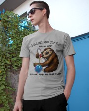 Sloth And Bowling make me happy Gift for you Classic T-Shirt apparel-classic-tshirt-lifestyle-17