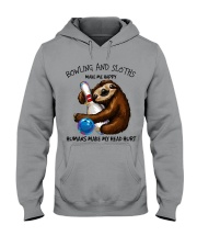 Sloth And Bowling make me happy Gift for you Hooded Sweatshirt tile
