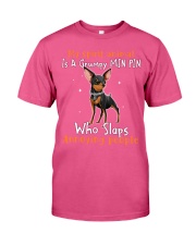 Miniature Pinscher annoying people min pin lovers Premium Fit Mens Tee tile
