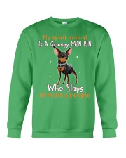 Miniature Pinscher annoying people min pin lovers Crewneck Sweatshirt tile
