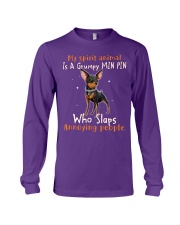 Miniature Pinscher annoying people min pin lovers Long Sleeve Tee tile