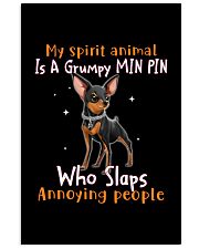 Miniature Pinscher annoying people min pin lovers Vertical Poster tile