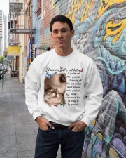 Cat by your side cat lover cat mom Crewneck Sweatshirt lifestyle-unisex-sweatshirt-front-2