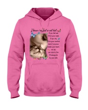 Cat by your side cat lover cat mom Hooded Sweatshirt tile