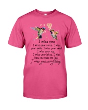 Hummingbird i miss your everthing bird lover Premium Fit Mens Tee tile