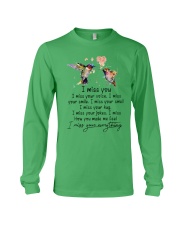 Hummingbird i miss your everthing bird lover Long Sleeve Tee tile