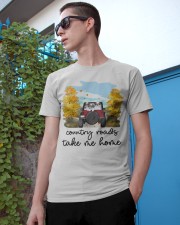 Shih Tzu Country roads take me home Gift for you Classic T-Shirt apparel-classic-tshirt-lifestyle-17