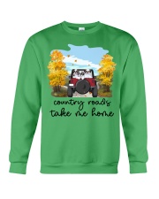 Shih Tzu Country roads take me home Gift for you Crewneck Sweatshirt tile