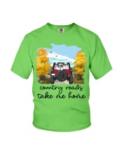 Shih Tzu Country roads take me home Gift for you Youth T-Shirt tile