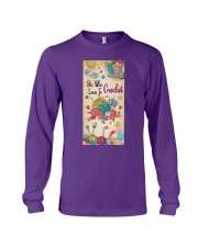 Crochet Who loves to crochet Gift for you Long Sleeve Tee tile