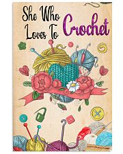 Crochet Who loves to crochet Gift for you Vertical Poster tile