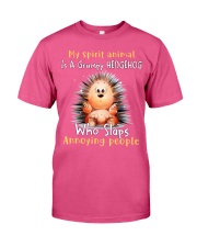 Hedgehog annoying people hedgehog lovers Premium Fit Mens Tee tile