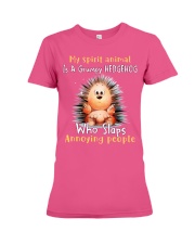Hedgehog annoying people hedgehog lovers Premium Fit Ladies Tee tile