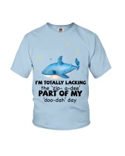 Shark i am totally shark lovers Youth T-Shirt tile