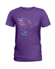 French bulldog your little paws dog mom Ladies T-Shirt tile