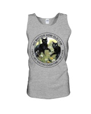 Cat no matter cat lovers cat moms Unisex Tank tile