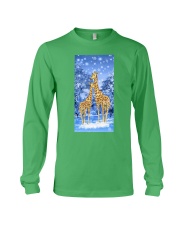 Giraffe winter sky phone case Long Sleeve Tee tile