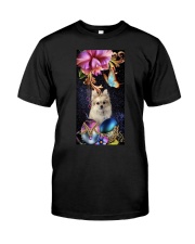 Chihuahua big flowers chihuahua lovers jl Classic T-Shirt tile