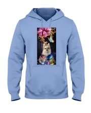 Chihuahua big flowers chihuahua lovers jl Hooded Sweatshirt tile