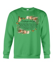 Butterfly angel in the sky butterfly lovers Crewneck Sweatshirt tile