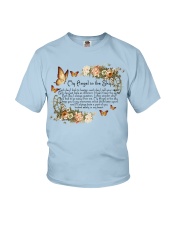 Butterfly angel in the sky butterfly lovers Youth T-Shirt tile