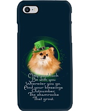 Pomeranian may good luck be dog moms Phone Case tile