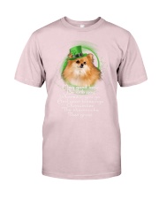 Pomeranian may good luck be dog moms Premium Fit Mens Tee tile
