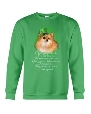 Pomeranian may good luck be dog moms Crewneck Sweatshirt tile