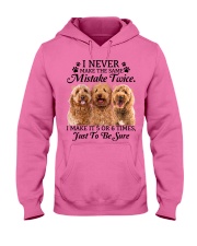 Goldendoodle make mistake twice Hooded Sweatshirt tile