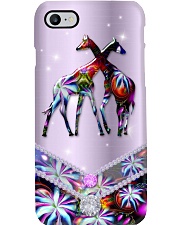 Giraffe love gift for giraffe lover Phone Case i-phone-8-case