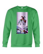 Giraffe love gift for giraffe lover Crewneck Sweatshirt tile