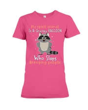 Raccoon annoying people raccoon lovers Premium Fit Ladies Tee tile
