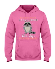 Raccoon annoying people raccoon lovers Hooded Sweatshirt tile