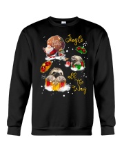 Sloth gift xmas drop gift for sloth lovers Crewneck Sweatshirt front