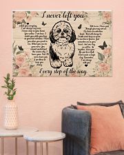 ShihTzu never left you Gift for you 36x24 Poster poster-landscape-36x24-lifestyle-18