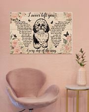 ShihTzu never left you Gift for you 36x24 Poster poster-landscape-36x24-lifestyle-19