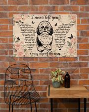 ShihTzu never left you Gift for you 36x24 Poster poster-landscape-36x24-lifestyle-20