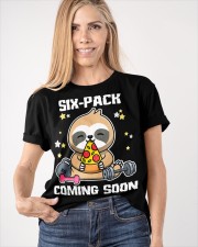 Sloth Six-Pack coming gift for you Classic T-Shirt apparel-classic-tshirt-lifestyle-front-100