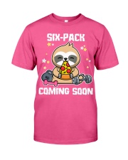 Sloth Six-Pack coming gift for you Classic T-Shirt tile