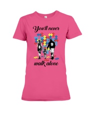 You will never walk alone Premium Fit Ladies Tee tile