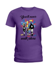 You will never walk alone Ladies T-Shirt tile