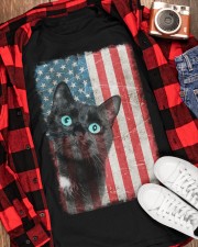 Cat ohh independence cat moms Classic T-Shirt apparel-classic-tshirt-lifestyle-front-163