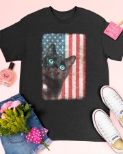 Cat ohh independence cat moms Classic T-Shirt apparel-classic-tshirt-lifestyle-front-185