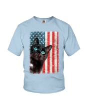 Cat ohh independence cat moms Youth T-Shirt tile