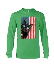 Cat ohh independence cat moms Long Sleeve Tee tile